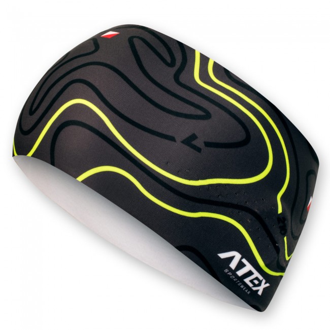 Running headband ORIENTEERING black