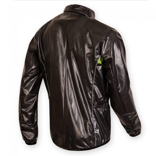 Raincoat RAIN with hood, metallic