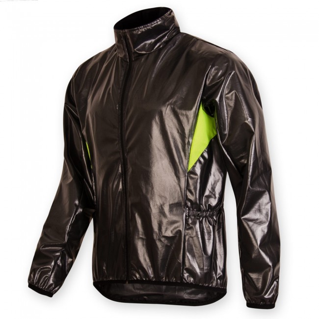 Raincoat RAIN with hood, metallic