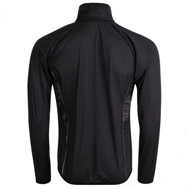 Ultralight hooded rain jacket MEDARD, black