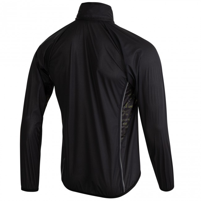 Ultralight hooded rain jacket MEDARD, black
