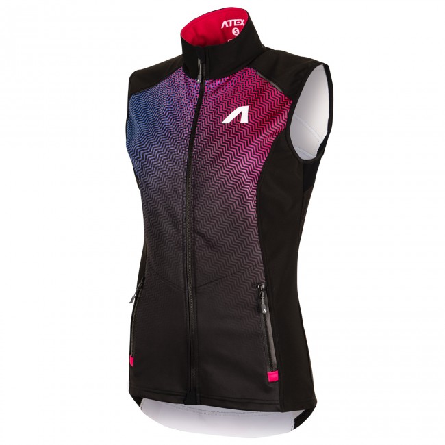 Women’s sports vest ZIGZAG pink