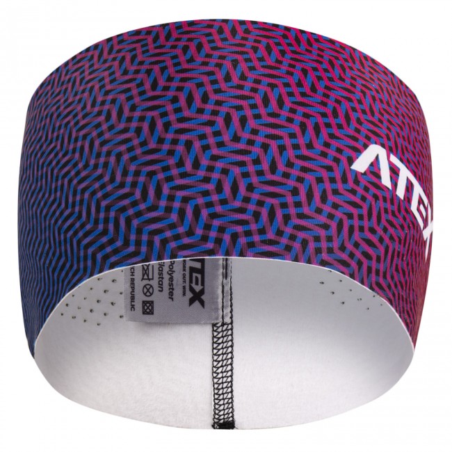 Sports headband ZIGZAG pink