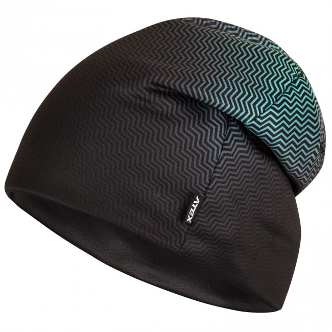 Reversible beanie ZIGZAG mint