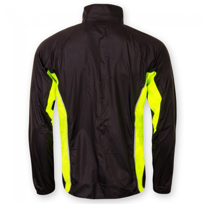 Lightweight reflective jacket BOAZ black