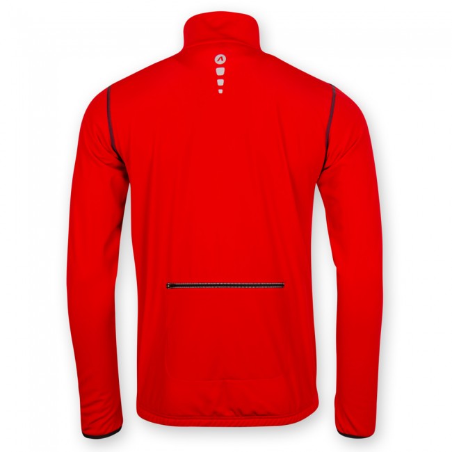 Men's jersey ALPEN with pocket, red