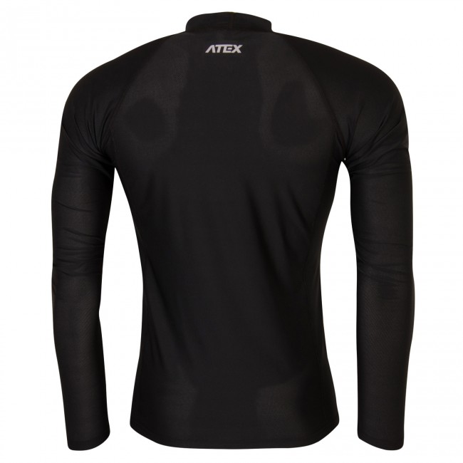 Sports jersey KOBI with long sleeves, black