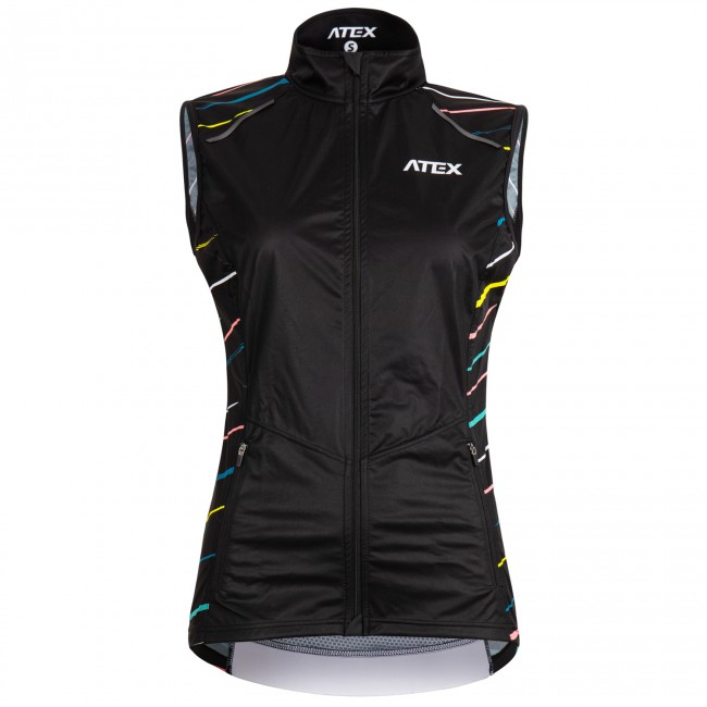 Women’s sports vest GAIA black