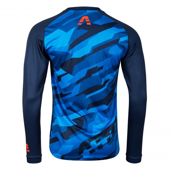 Cycling jersey TRAIL blue