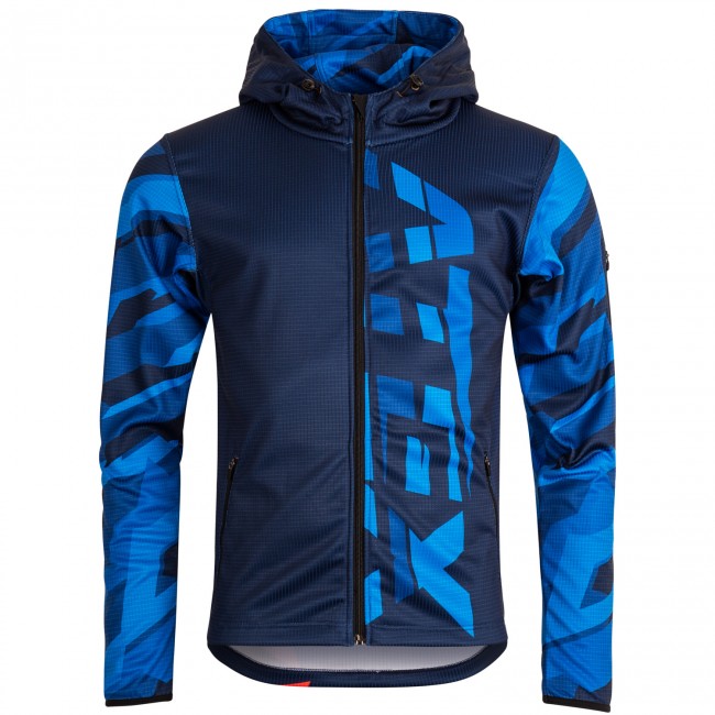 Sports hoodie TRAIL blue