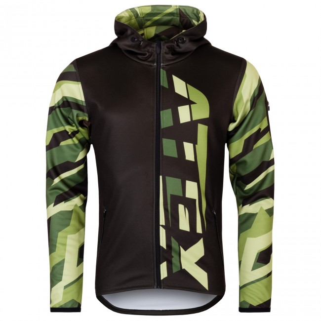Sports hoodie TRAIL green