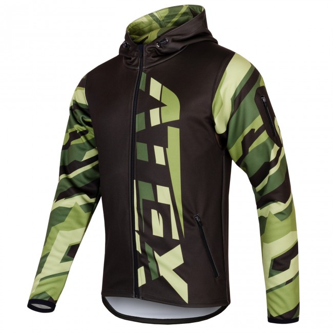Sports hoodie TRAIL green