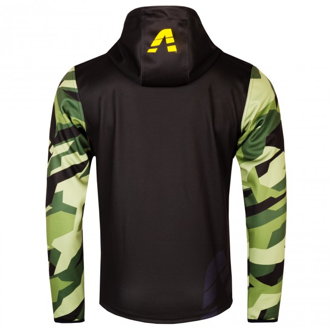 Sports hoodie TRAIL green