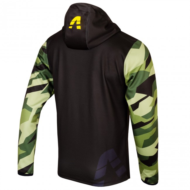 Sports hoodie TRAIL green
