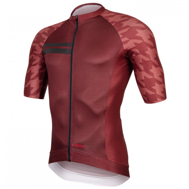 Cycling jersey GRVL, short sleeves, red