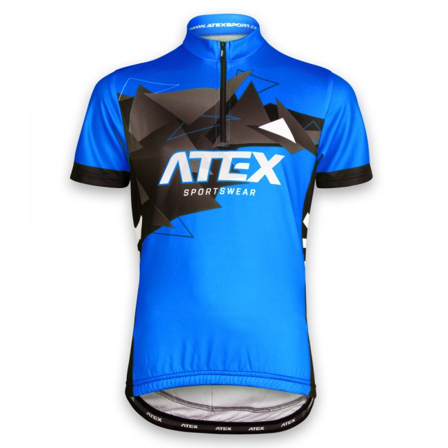 Children´s cycling jersey MIKA blue