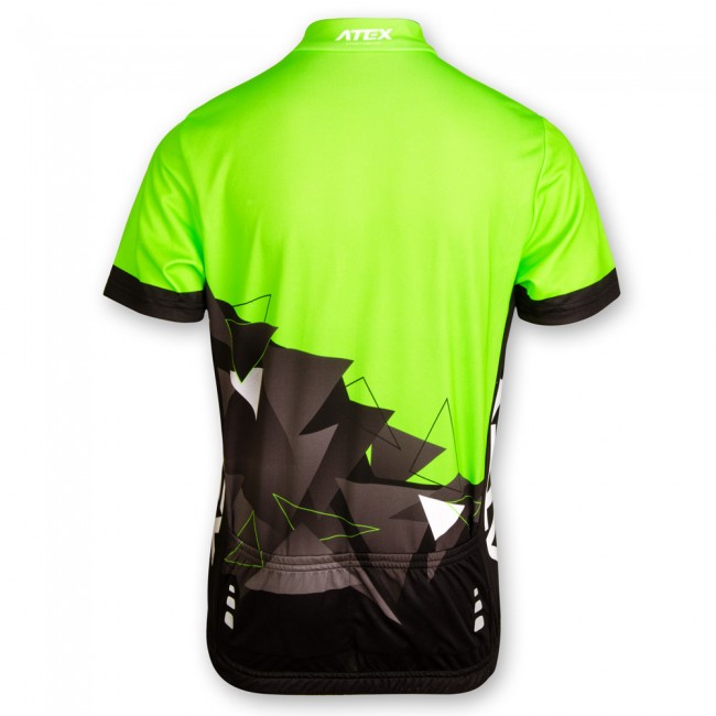 Children´s cycling jersey MIKA green