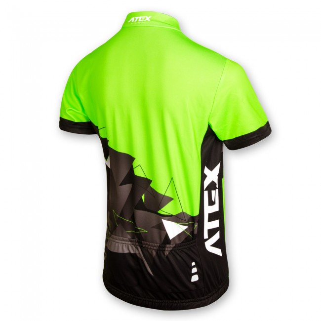 Children´s cycling jersey MIKA green