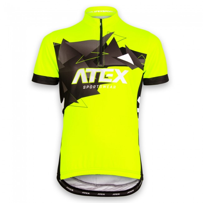 Children´s cycling jersey MIKA yellow