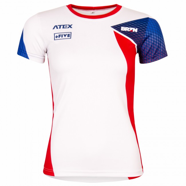 Women's sports jersey BRZN with short sleeves