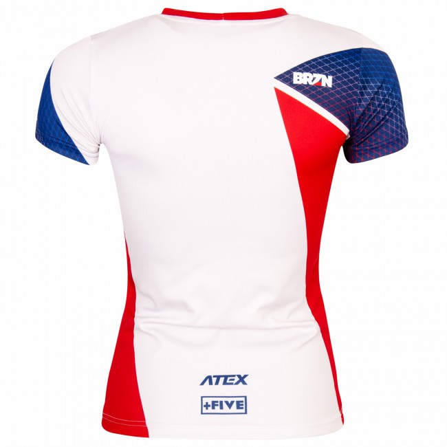 Women's sports jersey BRZN with short sleeves