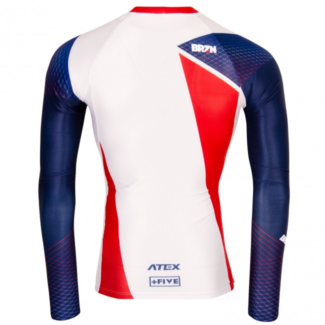 Close-fitting jersey BRZN with long sleeves