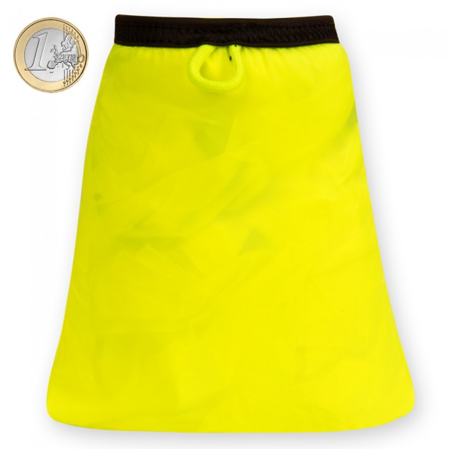 Ultralight raincoat SAM with hood, yellow 