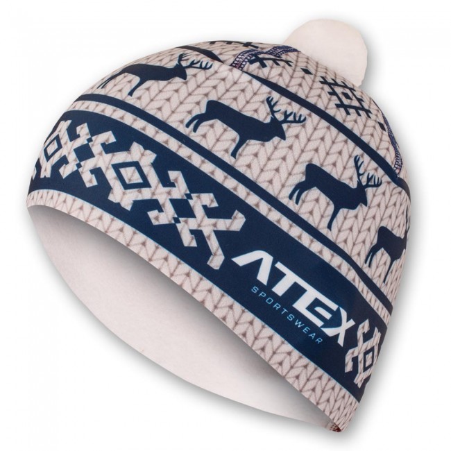 Single-layer hat NORDIC blue