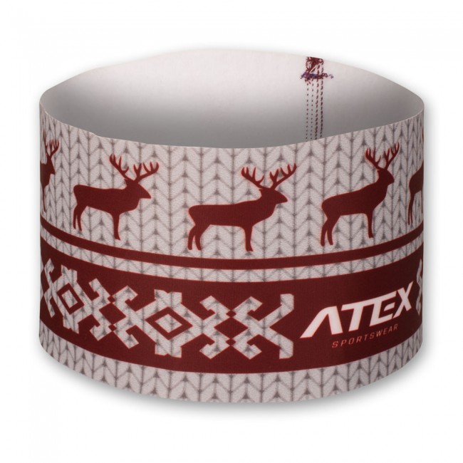 Running headband NORDIC red