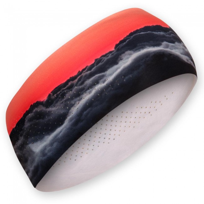 Running headband RED SKY