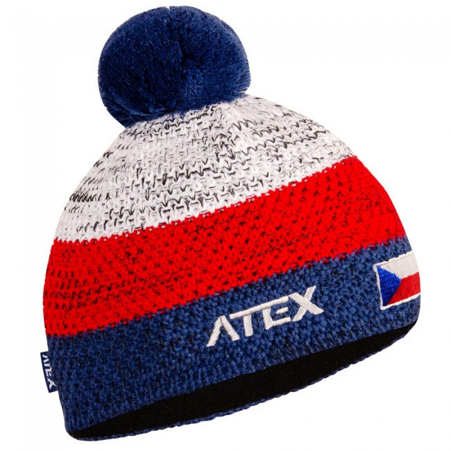 Knitted hat KNIT TRIKOLORA
