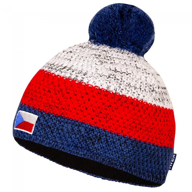 Knitted hat KNIT TRIKOLORA