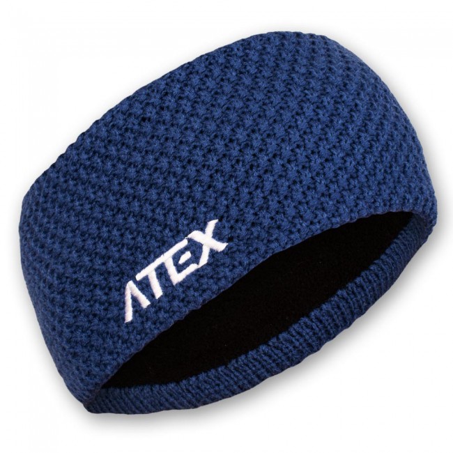Knitted headband KNIT blue