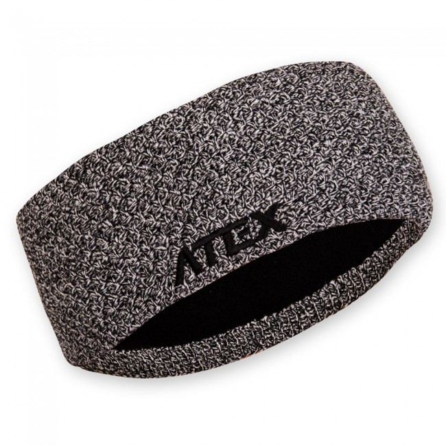 Knitted headband KNIT grey