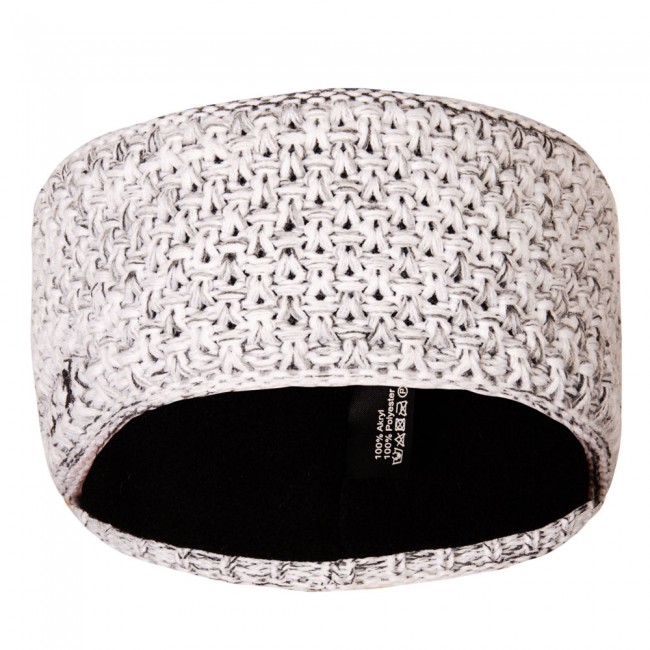 Knitted headband KNIT grey melange