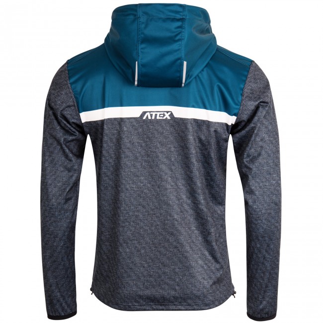 Lightweight jacket BERG with hood blue