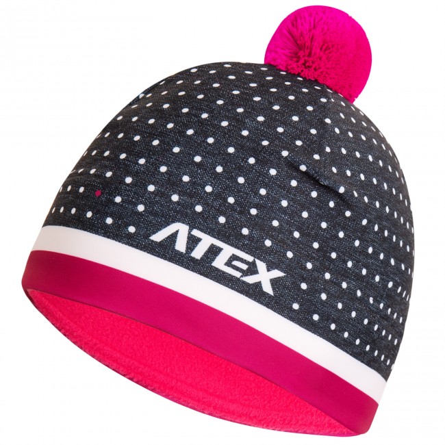 Two-layer hat BERG pink
