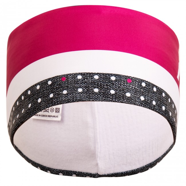 Two-layer headband BERG pink