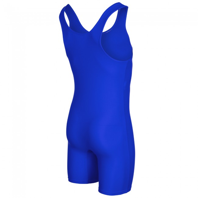 Men's wrestling jersey WES blue, men