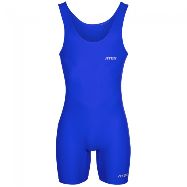 Men's wrestling jersey WES blue, men