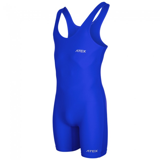Men's wrestling jersey WES blue, men