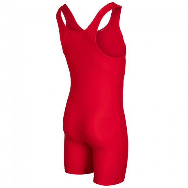 Men's wrestling jersey WES red