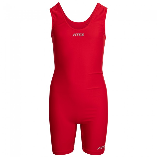 Children's wrestling jersey WES red