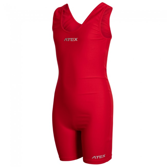 Children's wrestling jersey WES red