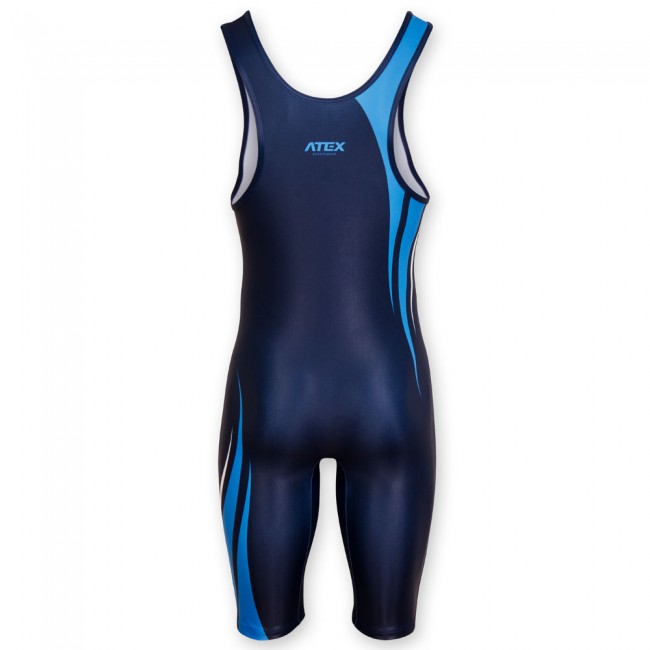 Men's wrestling jersey DAX blue