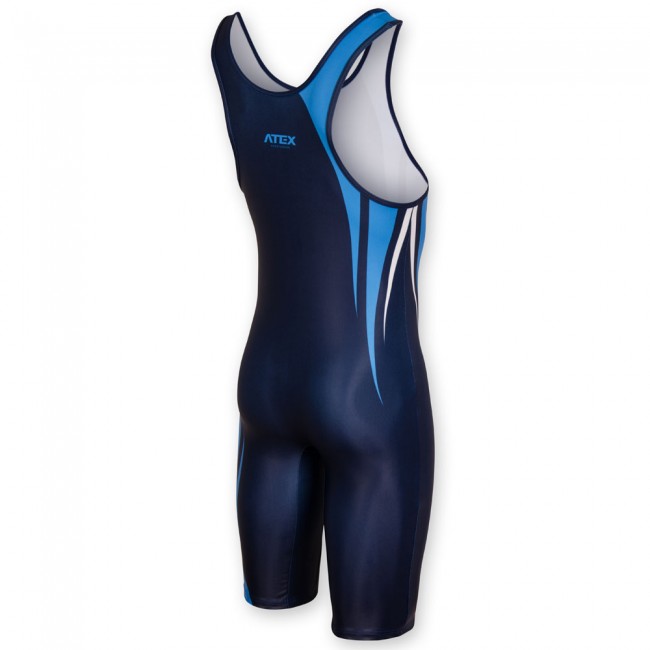 Men's wrestling jersey DAX blue