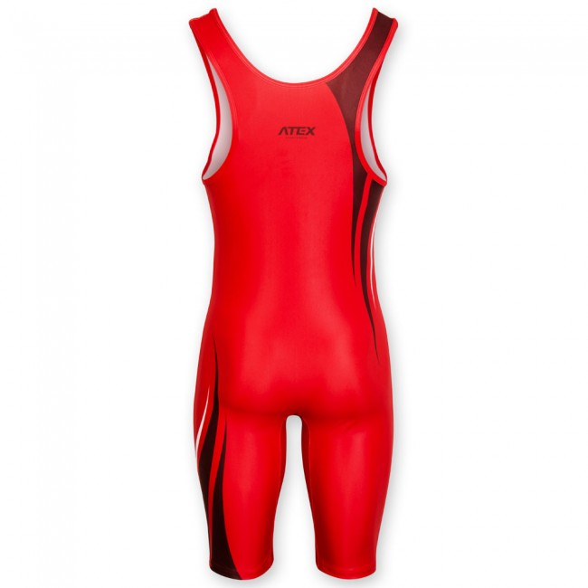 Men's wrestling jersey DAX red