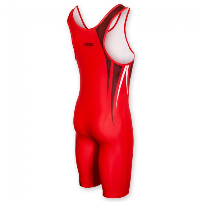 Men's wrestling jersey DAX red
