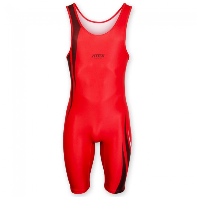 Men's wrestling jersey DAX red