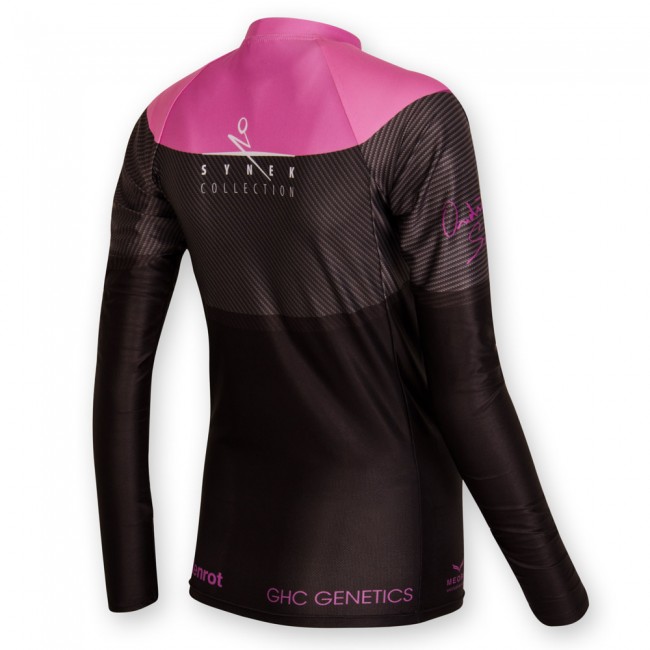 Close-fitting jersey SYNEK PINK with long sleeves